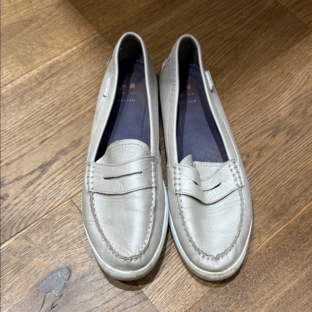 Cole Haan Women's Light Gray Loafers